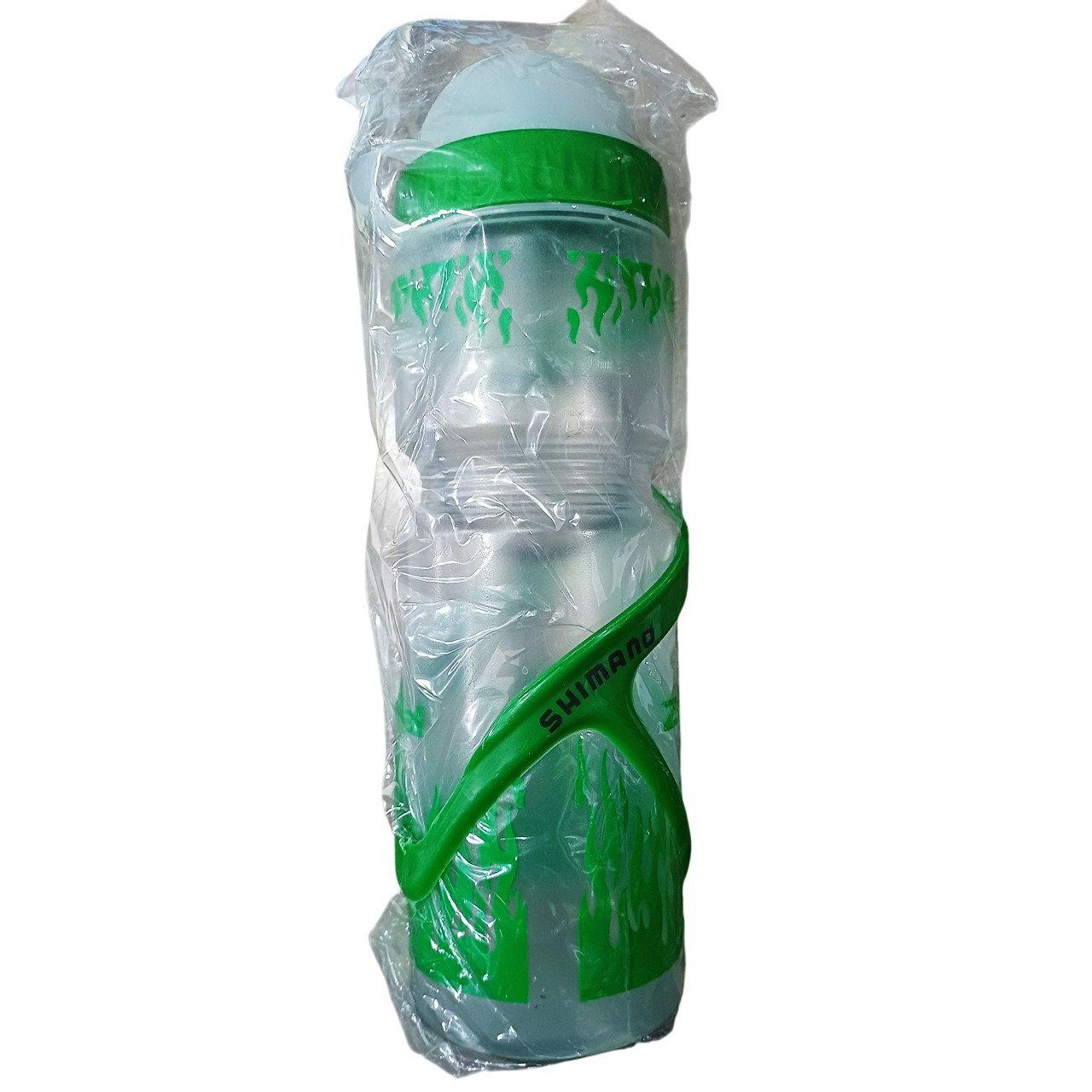 Water Bottle Green Bike
