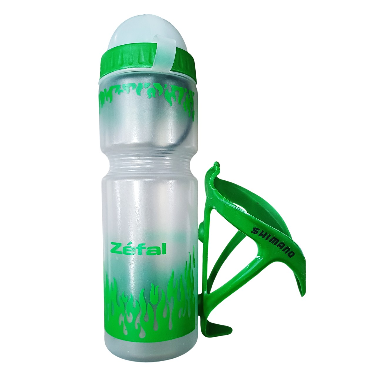Water Bottle Green Bike