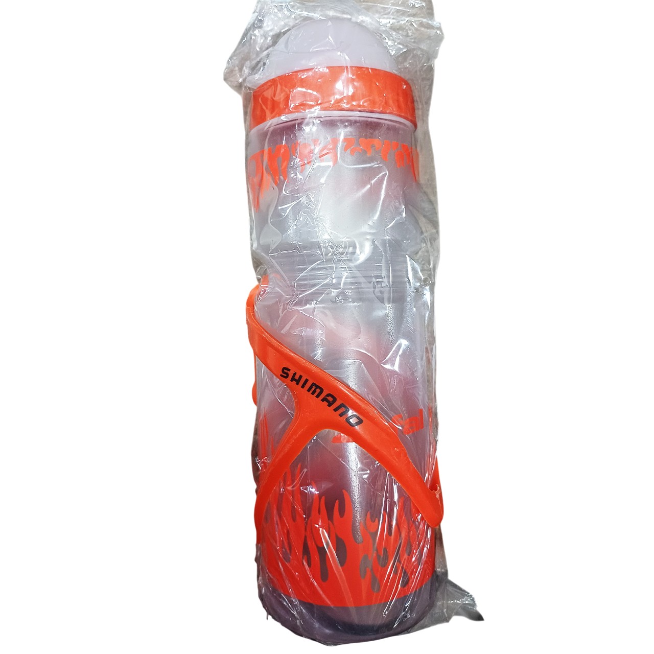 Water Bottle Orange Bike