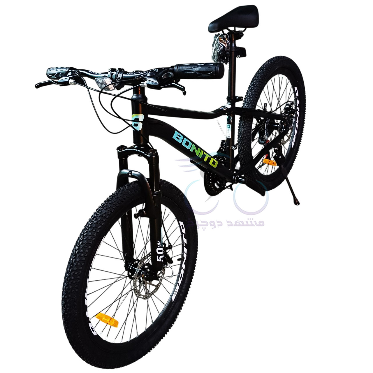 دوچرخه کوهستان بونیتو مدل SD400 سایز 24 دیسکی بدنه آلومینیومی دنده 21 سرعته
