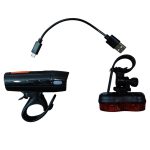 چراغ عقب و چراغ جلو شارژی دوچرخه مدل المپیا