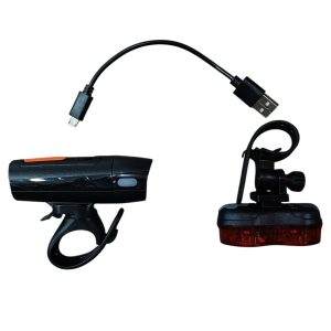 چراغ عقب و چراغ جلو شارژی دوچرخه مدل المپیا