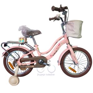 دوچرخه بچه گانه دخترانه کویر مدل 3012 سایز 16 ترمز ویبریک