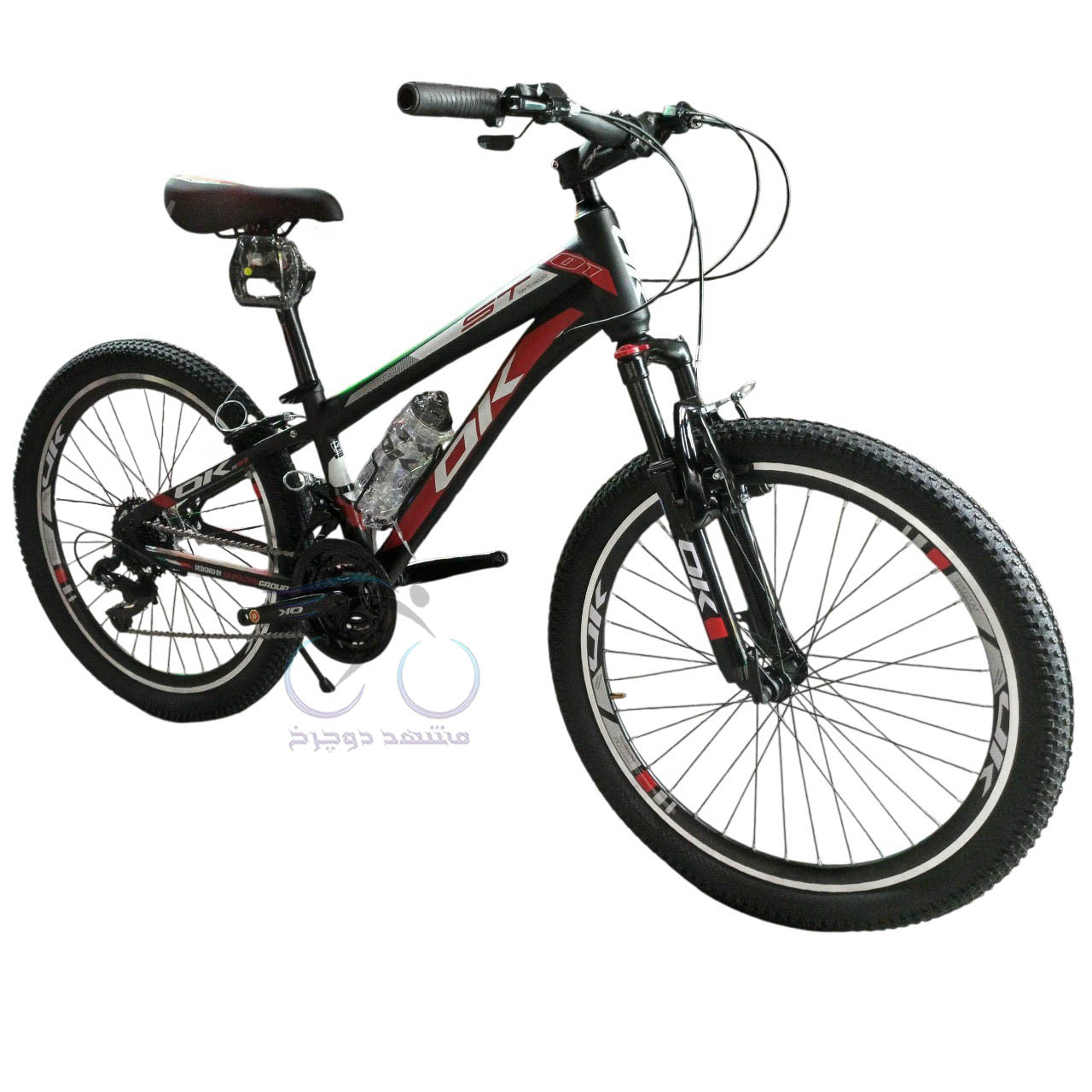 دوچرخه کوهستان اوکی مدل ST01 سایز 24 ترمز ویبریک دنده 21 سرعته اسکیل فول